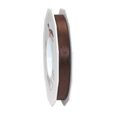 Imagen de Präsent Cinta de tafetán, Acetato, marrón, 15mm 50m