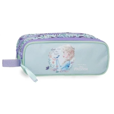 Imagen de Disney Close To The Heart Frozen Estuche Doble Multicolor 23x9x7 cms Poliéster by Joumma Bags