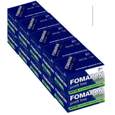 Imagen de FOMAPAN Action 400 135/36 Juego de 10 películas pequeñas para Fotos, Color Blanco y Negro