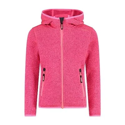 Imagen de CMP Chaqueta Kid G Con Capucha Fija, Softshell Unisex niños, Rosa (Brillo Antracita), 176