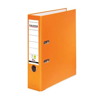 Imagen de Carpeta Falken S de polipropileno, color, DIN A4, color naranja ancho