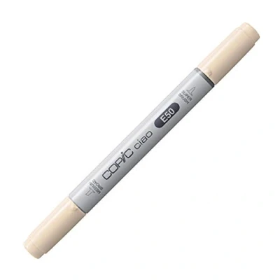 Imagen de COPIC Ciao Marcador Gráfico de Doble Punta, Blanco (Egg Shell), 1.4 ml