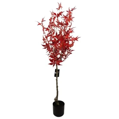Imagen de Leaf Árbol de Arce Rojo Artificial 120 cm