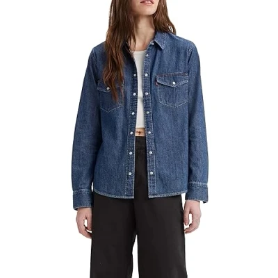 Imagen de Levi&#039;s Iconic Western Camisa, Mujer, Talla: XS, Air space