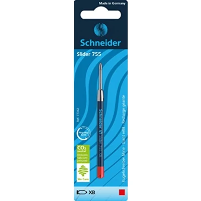 Imagen de Schneider Schreibgeräte Recambio para bolígrafo de Slider 755 XB rojo única tarjeta blíster