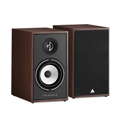 Imagen de Triangle BOREA BR02 Altavoz de estantería Hi Fi Potencia 80W 89 dB/W/m Música y Cine en casa versátil 176 x 310 274 mm Nogal (Par)