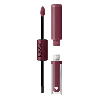 Imagen de NYX Professional Makeup Shine Loud, Pintalabios permanente con Brillo, Larga duración 16H, Never Basic