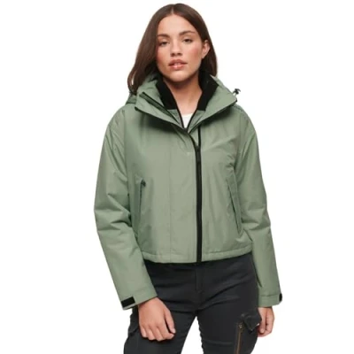 Imagen de Superdry Code Windcheater Jacket Chaqueta, Light Jade Green, 38 para Mujer