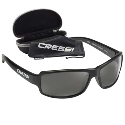 Imagen de Cressi Ninja Floating Gafas Flotantes Polarizadas para Deportes con una protección 100% UV Adultos Unisex, Negro/Negro