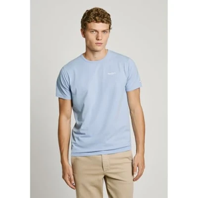 Imagen de Pepe Jeans Original Camiseta básica, Hombre, Talla: Small, Light thames blue