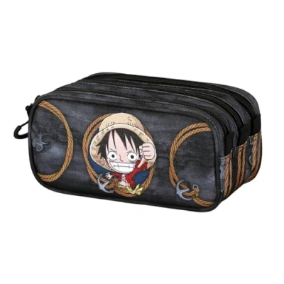 Imagen de Karactermania One Piece Ropes Trick Estuche escolar para niños, Talla: Size, Black