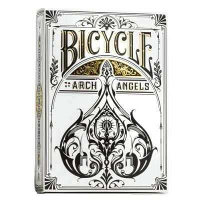 Imagen de Bicycle Archangels Baraja Premium para coleccionistas, Magia y cardistry. Ilustraciones realizadas a Mano. Tamaño Poker Standar 62,5 x 88 mm.