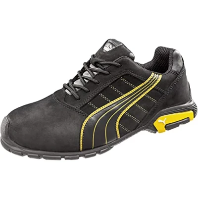 Imagen de Puma Safety Zapatos unisex, color negro/amarillo/blanco, talla 42