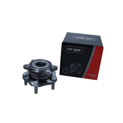 Imagen de MAXGEAR 33 1242 Buje de Rueda con anillo sensor ABS Eje delantero, izquierda, derecha NISSAN: Qashqai 2