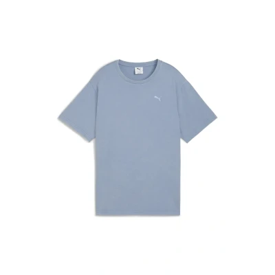 Imagen de Puma Essentials Elevated Relaxed WASH Camiseta básica, Mujer, Talla: XL, Cool blue