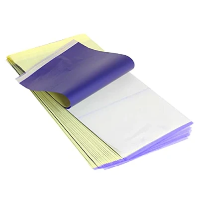 Imagen de LuLyL 20 hojas de papel transferencia tatuajes, calco para A4, carbón grafito,