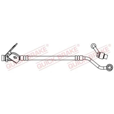 Imagen de QUICK BRAKE 58.014X Latiguillos de Freno 186 M10x1 HYUNDAI: i20 I Hatchback