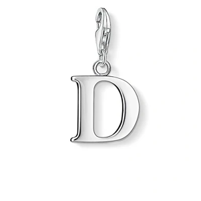 Imagen de Thomas Sabo Charm con Cierre para Mujer de Plata Ley 925/1000, Letra D