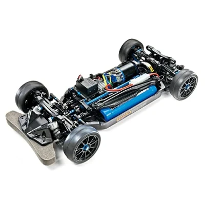 Imagen de TAMIYA TT 02R RC 47326 1:10 Kit, Coche teledirigido/Vehículo, Construcción de maquetas, Chassis, Hobby, Color Negro (47326 000)
