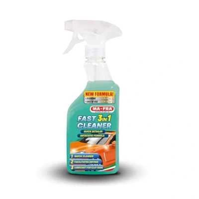 Imagen de Ma Fra, Fast Cleaner, Abrillantador y Lubricante Para Claybar, Elimina la Suciedad Superficial el Guano de Aves, Con Efecto Antilluvia Antihuella, Tamaño 500 ml