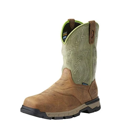 Imagen de Ariat Work Men&#039;s REBAR Flex Western H2O Boot, Rye Brown, 7.5 D US