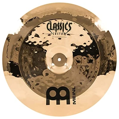 Imagen de Meinl Cymbals Classics Custom Extreme Metal Plato China de 18 pulgadas (45,72cm) Platillos Batería Bronce B12, Acabado Brillante (CC18EMCH B)