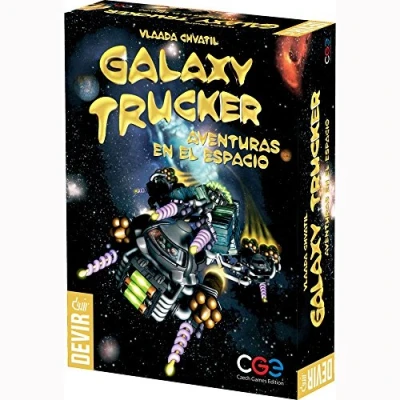 Imagen de Devir Galaxy Trucker: Aventuras en el Espacio, Juego de Mesa, Mesa con Amigos Ingenio (BGHTRUCKER)