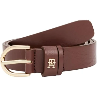 Imagen de Tommy Hilfiger Essential Effortless Cinturón, Mujer, Talla: 75, Rich walnut