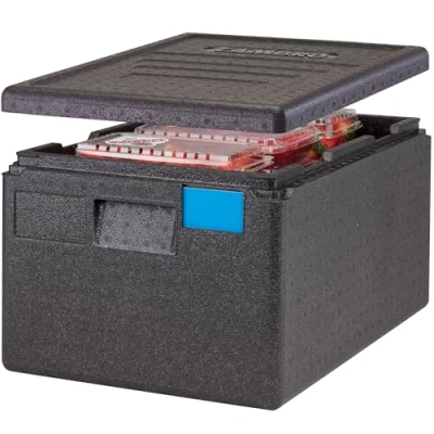 Imagen de CAMBRO Contenedor isotérmico con carga superior Cam Gobox GN 1/1 46 L 60 x 40 31,6 cm (M.Ext) 53,8 25,3 (M.Int) Negro