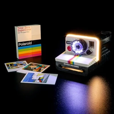 Imagen de YEABRICKS Luz LED para cámara Lego 21345 Ideas Polaroid OneStep SX 70 Modelo de bloques construcción (Juego ego no incluido)