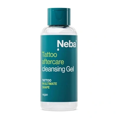 Imagen de Neba Gel Limpiador para el Cuidado Posterior del Tatuaje Tatuajes Frescos y Curados Ducha de Baño Corporal la Piel Tatuada 100ml