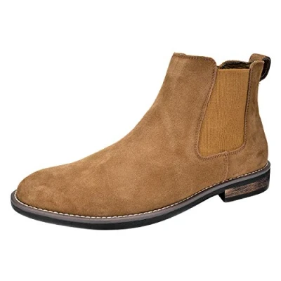 Imagen de Bruno Marc Botines Chelsea de ante para hombre,Size 47,Broncearse,URBAN 06
