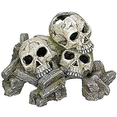 Imagen de Nobby Adornos para Acuario, diseño de Calaveras, 23 x 16 14,5 cm