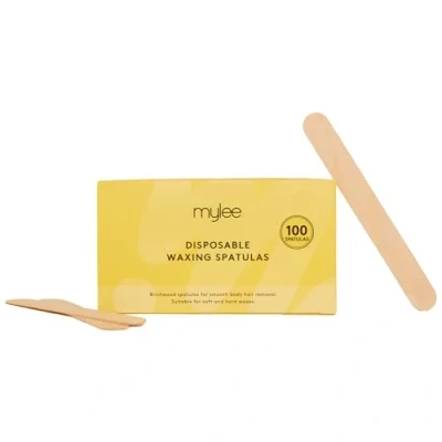 Imagen de Mylee Espátulas de madera desechables para encerar, paquete 100 unidades, higiénicas y adecuadas ceras tibias calientes