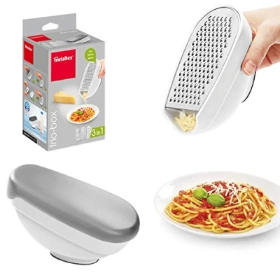 Imagen de Metaltex TRIO BOX Rallador Inoxidable con Caja Almacenamiento.