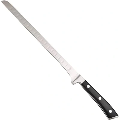Imagen de MasterPRO FOODIES COLLECTION Cuchillo Jamonero 25.4CM Acero Inoxidable Mango ABS Hoja Larga y Flexible Ideal para Jamón Carnes Grandes Fácil Limpieza