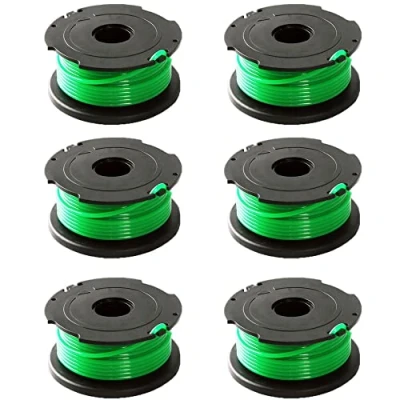 Imagen de Chuancheng 6 líneas de carrete corte verde para Black &amp; Decker GL7033 GL8033 GL9035 cortadora cuerdas A6482