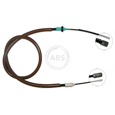 Imagen de A.B.S. K16658 Cable de Freno Mano 1415 Tambor para dirección izquierda/derecha RENAULT: CLIO 2