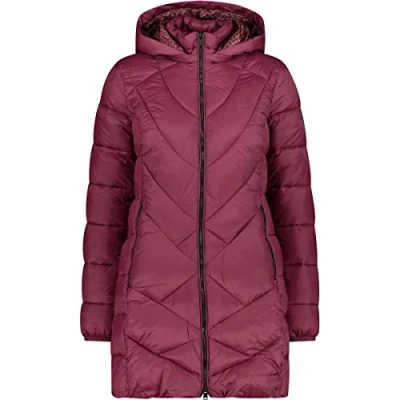Imagen de CMP Parka de mujer con capucha desmontable, Rubí, M