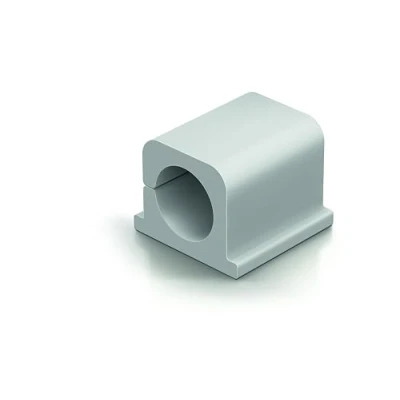 Imagen de Durable 504310 Pinzas para cables Cavoline Clip Pro 2 (autoadhesiva cables, diámetro 14 mm) 4 piezas, gris