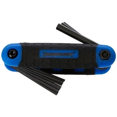 Imagen de Silverline Tools 763580 Navaja de 9 llaves hexagonales imperiales Expert (5/64&quot; 1/4&quot;)