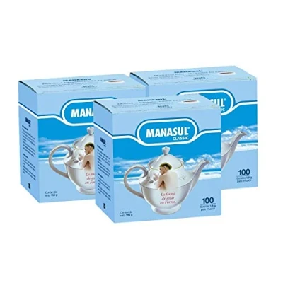 Imagen de MANASUL Classic Infusión Laxante a base de Sen, Melisa, Menta, Regaliz y Anis Verde, 100% Natural sin Conservantes ni Añadidos. 3 Cajas 100 Bolsitas.