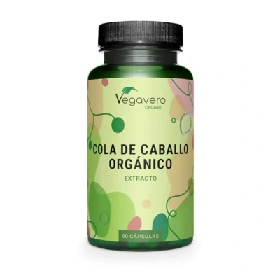 Imagen de Cola De Caballo BIO 5000 mg Vegavero® DOSIS MAS ALTA Extracto 5:1 Sin Aditivos Antiinflamatorio Natural Articulaciones Producto Orgánico Vegano 90 Cápsulas