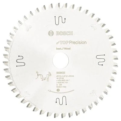 Imagen de Bosch 2 608 642 101 Hoja de sierra circular Top Precision Best for Wood 216 x 30 2,3 mm, 48 (pack 1)