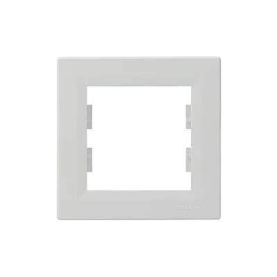 Imagen de Schneider Electric Asfora EPH5800121D Marco para enchufes e interruptores (1 unidad), color blanco