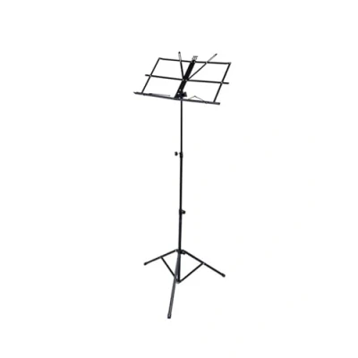 Imagen de NJIEzhao Atril Musica Soporte for partituras Plegable, portátil, de aleación Aluminio, con trípode, Altura Ajustable y Bolsa Transporte