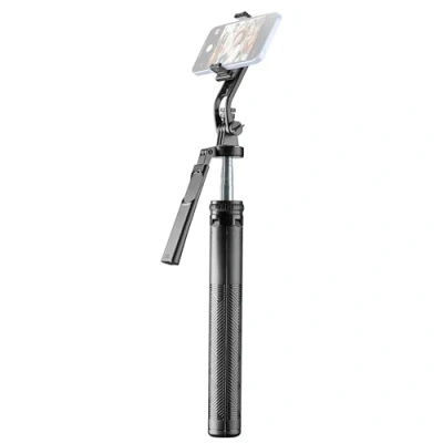 Imagen de Palo SELFIE CellularLine STICK MAX, Multifuncional, Rotación 360º, Extensible 180 cm, Bluetooth y control remoto, Negro