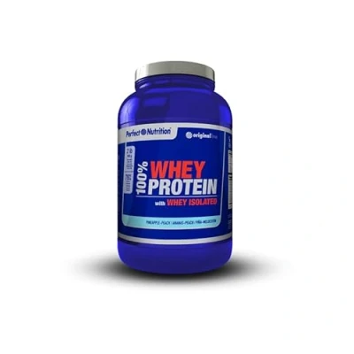 Imagen de Perfect nutrition 100% Whey Protein + Iso 908 gr Pineapple Peach / Ananas Piña Melocotón