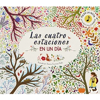 Imagen de Las cuatro estaciones en un día (Castellano A PARTIR DE 6 AÑOS MANIPULATIVOS (LIBROS PARA TOCAR Y JUGAR), POP UPS Otros libros)