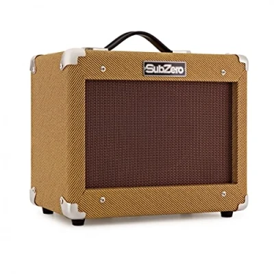 Imagen de SubZero 15W Amplificador Combo para Guitarra Electrica Portatil Tweed